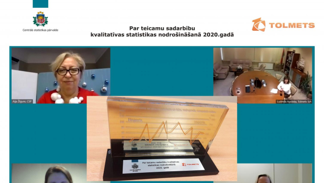 CSP un SIA "Tolmets" pārstāvju kopbilde